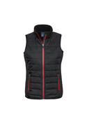 Stealth Quilted Vest - Women - Black/Red