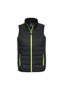 Stealth Quilted Vest - Men - Black/Lime