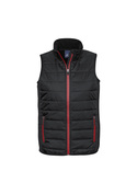 Stealth Quilted Vest - Men - Black/Red