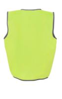 Hi Vis Safety Vest - Youth - Lime Back