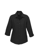 Oasis 3/4 Sleeve Shirt - Women - Black