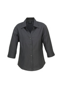 Oasis 3/4 Sleeve Shirt - Women - Charcoal