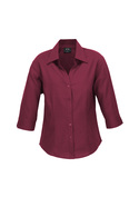 Oasis 3/4 Sleeve Shirt - Women - Cherry