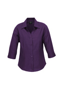 Oasis 3/4 Sleeve Shirt - Women - Grape