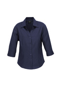 Oasis 3/4 Sleeve Shirt - Women - Navy
