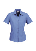 Oasis Short Sleeve Shirt - Women - Mid Blue