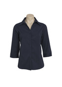 Metro 3/4 Sleeve Shirt - Women - Navy