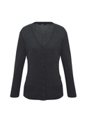 Milano Machine Washable Cardigan - Women - Charcoal