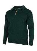 Original Zip and Collar Work Sweater  - Lovatt