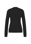 V Neck Viscose/Nylon Pullover - Women - Back View