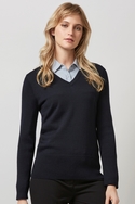 Milano Machine Washable V-Neck Pullover - Women