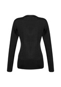 Milano Machine Washable V-Neck Pullover - Women - Back View