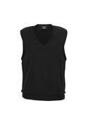 V Neck Viscose/Nylon Vest - Women - Black