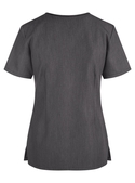 Matrix Pro Contrast Layered V-neck Scrub Top - Women - Back