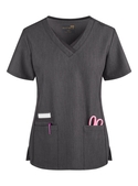 Matrix Pro Contrast Layered V-neck Scrub Top - Women