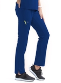 Matrix Impulse Full Elastic Waistband Scrub Pant - Women - Navy/Navy Trim