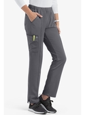 Matrix Impulse Full Elastic Waistband Scrub Pant - Women - Pewter/Black Trim