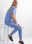 Matrix Impulse Knit Yoga Waistband Jogger Scrub Pant - Women