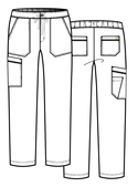 Matrix Pro Contrast Piping Cargo Scrub Pant - Men