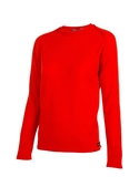 Merino Long Sleeve Tee - Women - Red