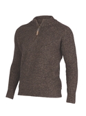 Mount Zip Sweater - Possum/Merino Blend