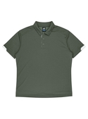 Morris Polo Shirt - Men - Polyester - Army Green/White