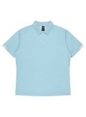 Morris Polo Shirt - Men - Polyester - Sky Blue/White
