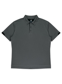 Morris Polo Shirt - Men - Polyester - Slate/Black 