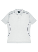 Kuranda Polo Shirt - Men - Polyester, New mesh knit - White/Navy