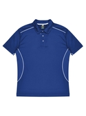 Kuranda Polo Shirt - Men - Polyester, New mesh knit - Royal/White