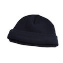 Wool Blend Knit Beanie - Navy