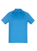 Academy BIZ COOL Polo Shirt - Men - Cyan/Navy