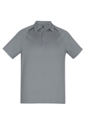 Academy BIZ COOL Polo Shirt - Men - Silver/Charcoal