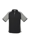 Nitro Poly/cotton Polo Shirt - Women - Black/Grey/White