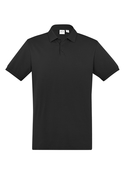 City Cotton Blend Polo Shirt - Men - Black