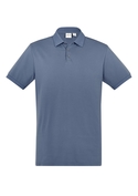 City Cotton Blend Polo Shirt - Men - Grey Smoke