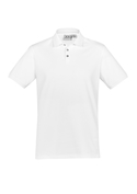 City Cotton Blend Polo Shirt - Men - White