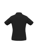 Ice 100% Cotton Polo Shirt - Women - Back View