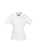 Ice 100% Cotton Polo Shirt - Women - White