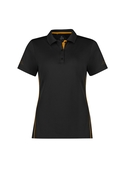 Balance Polo Shirt - Women - Black/Gold