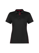 Balance Polo Shirt - Women - Black/Red