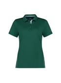 Balance Polo Shirt - Women - Forest/White