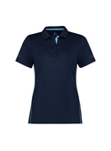Balance Polo Shirt - Women - Navy/Sky 
