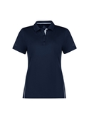 Balance Polo Shirt - Women - Navy/White