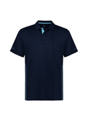 Balance Polo Shirt - Men - Navy/Sky