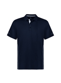 Balance Polo Shirt - Men - Navy/White