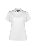 Action Recycled Polyester Polo Shirt - Women - White