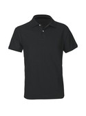 Neon Slim Fit Poly/Cotton Polo Shirt - Men - Black