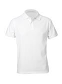 Neon Slim Fit Poly/Cotton Polo Shirt - Men - White