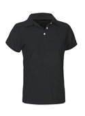 Neon Slim Fit Poly/Cotton Polo Shirt - Women - Black